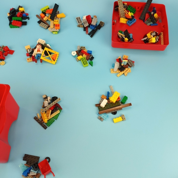 Lego Junior Easy To Build Construction Set Lot Of 320 Pieces #10667 Some Random - Picture 6 of 11